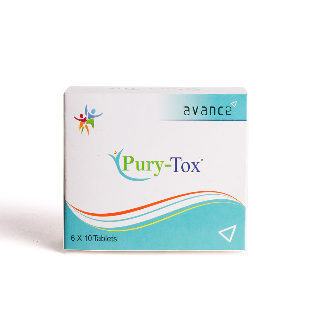 AVANCE PURY-TOX Tablets - Revitalize Your Bod, Purify and Detoxify - 6x10 Tablets - AvancePhyto