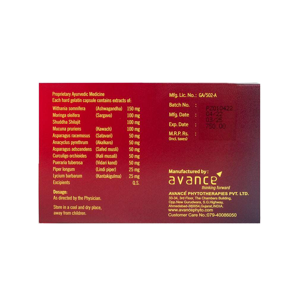 Avance Plazure Capsules - 30N Tablets - AvancePhyto