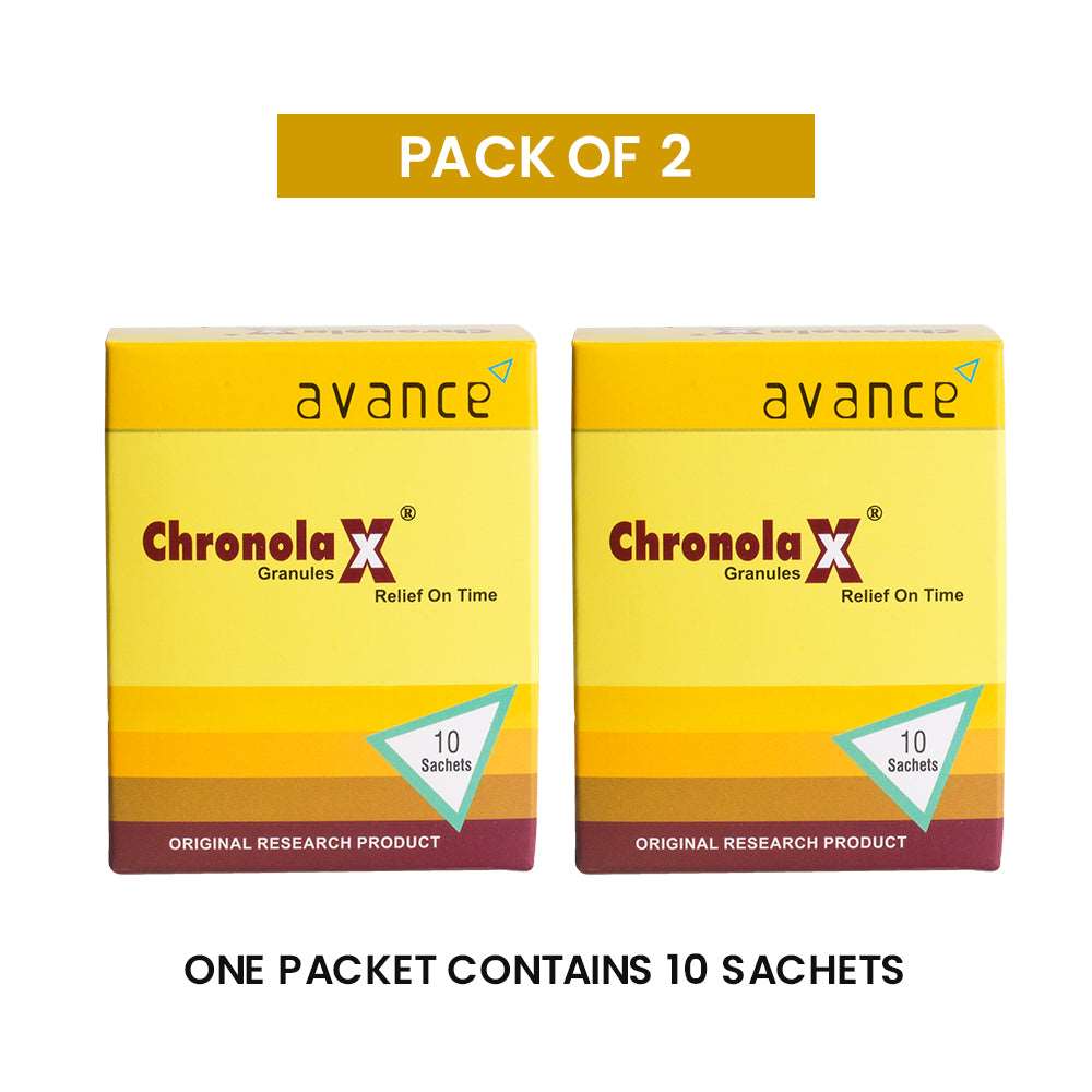 Avance ChronolaX Herbal & Ayurvedic Digestive Granules - 10 Sachets(Pack of 2) - AvancePhyto