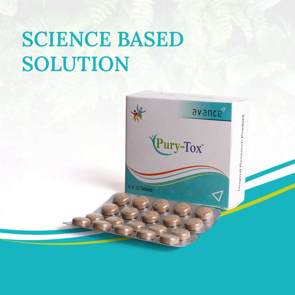 AVANCE PURY-TOX Tablets - Revitalize Your Bod, Purify and Detoxify - 6x10 Tablets - AvancePhyto