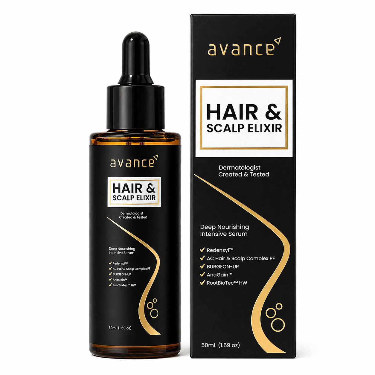 Avance Hair & Scalp Elixir – Advanced Dermatologist-Tested Hair Serum